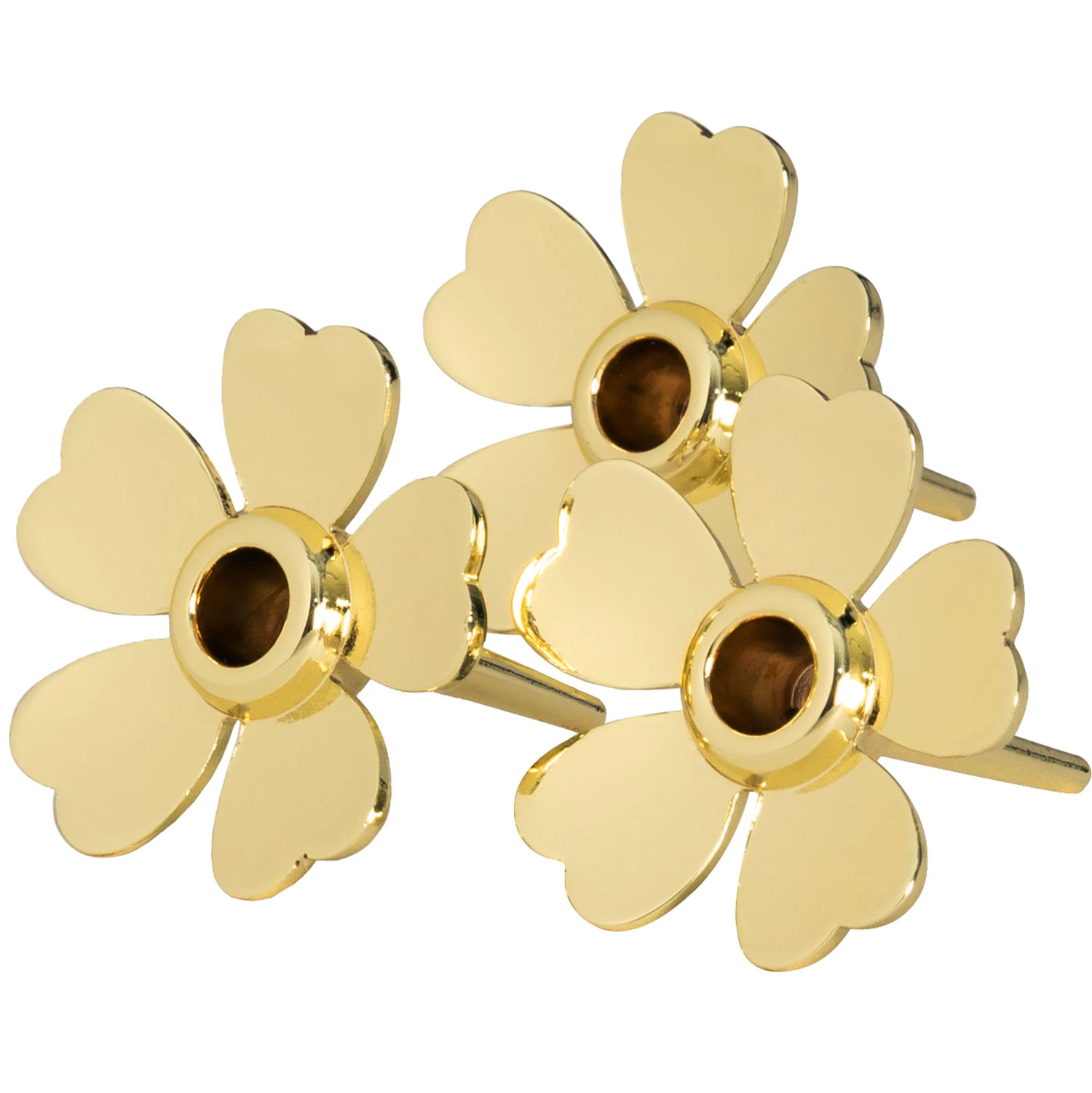 Design House Stockholm Me To You Lysestage 3-pak belagt - Lysestager belagt Guld - 2752-8800