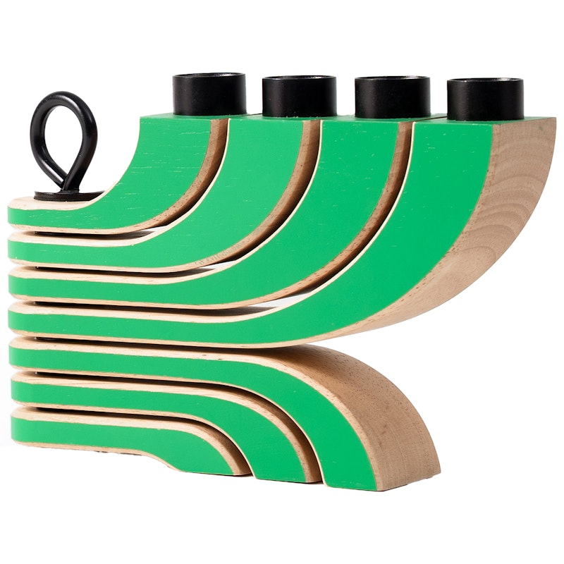 Nordic Light Lysestage Med 4 Arme, Grøn