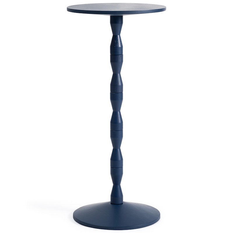 Pedestal Sidebord Eg, Blåt