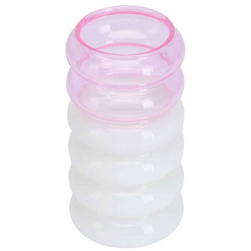 Bubble Vase & Lysestage 2-in-1, Rosa