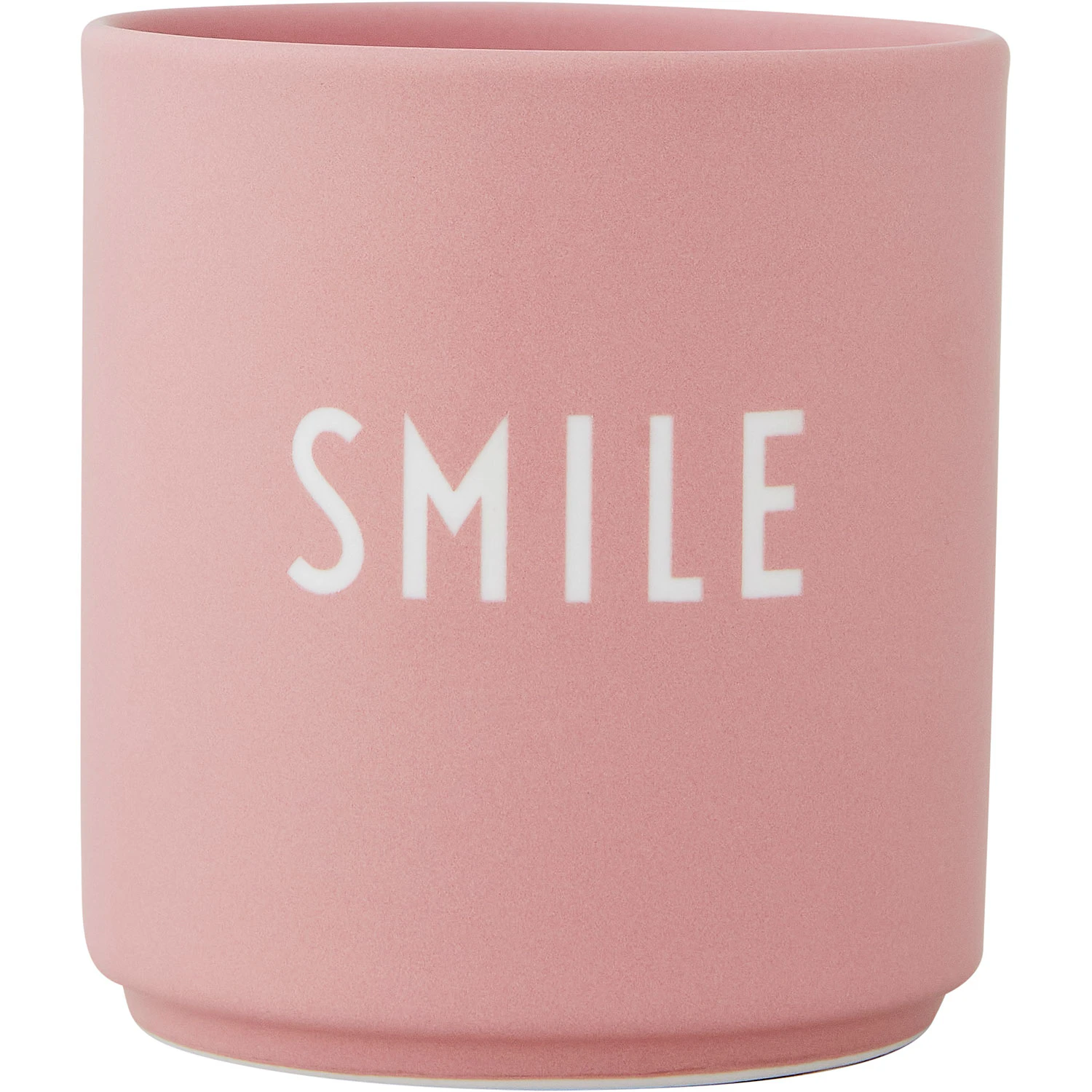 Design Letters Favourite Kop 25 Cl Smile - Kaffekopper Benporcel&aelig;n Rosa - 10101002ROSESMILE