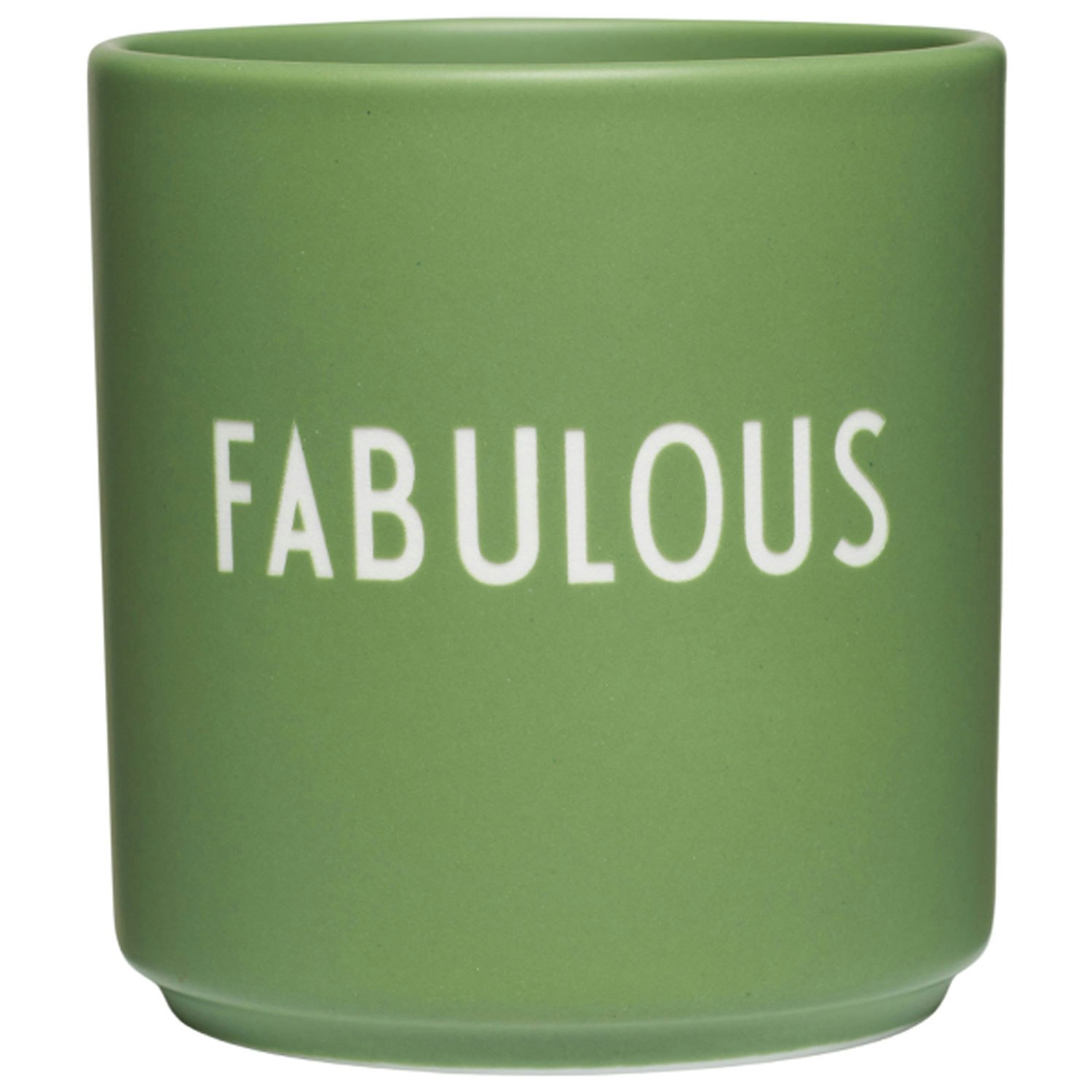 Design Letters Favourite Kop 25 Cl Fashion Colour Collection Fabulous - Kaffekopper Benporcel&aelig;n Gr&oslash;n - 10101002GTENFABULOU