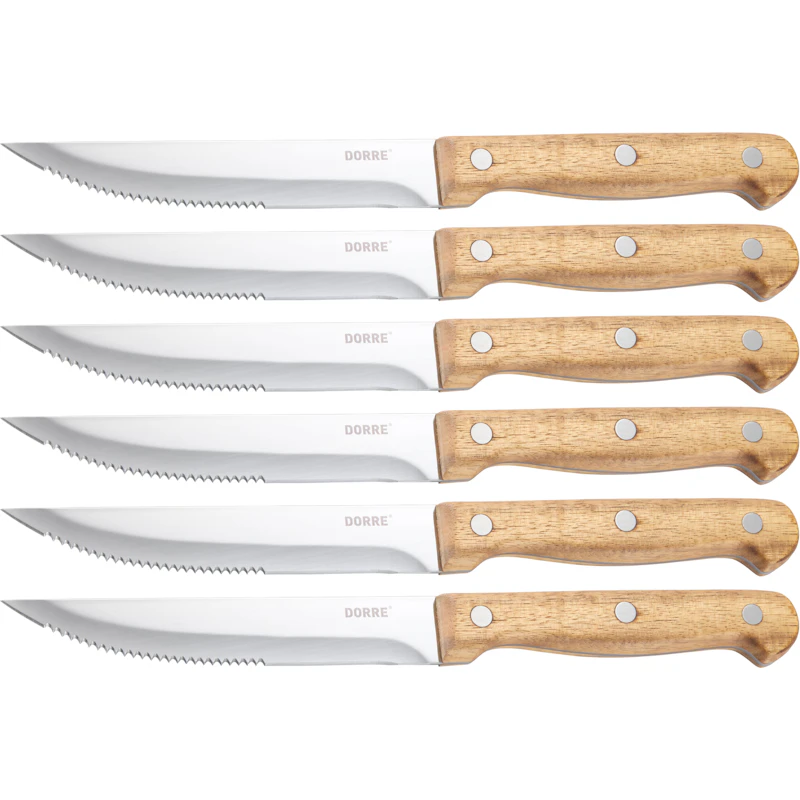 BBQ Steakknive 6-pak