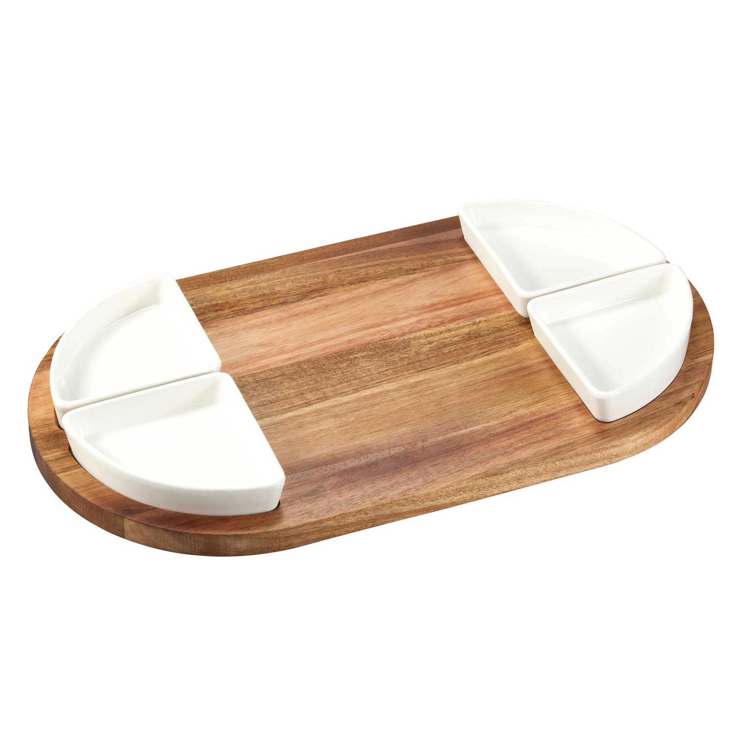 Dorre Sevyn Serveringsbakke - Serveringsfad Porcel&aelig;n Tr&aelig; - 5-8907