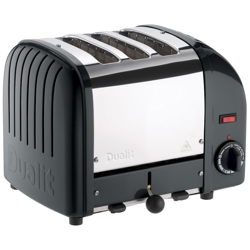 Classic Toaster 3 Slices + Warming Rack, Matte Black