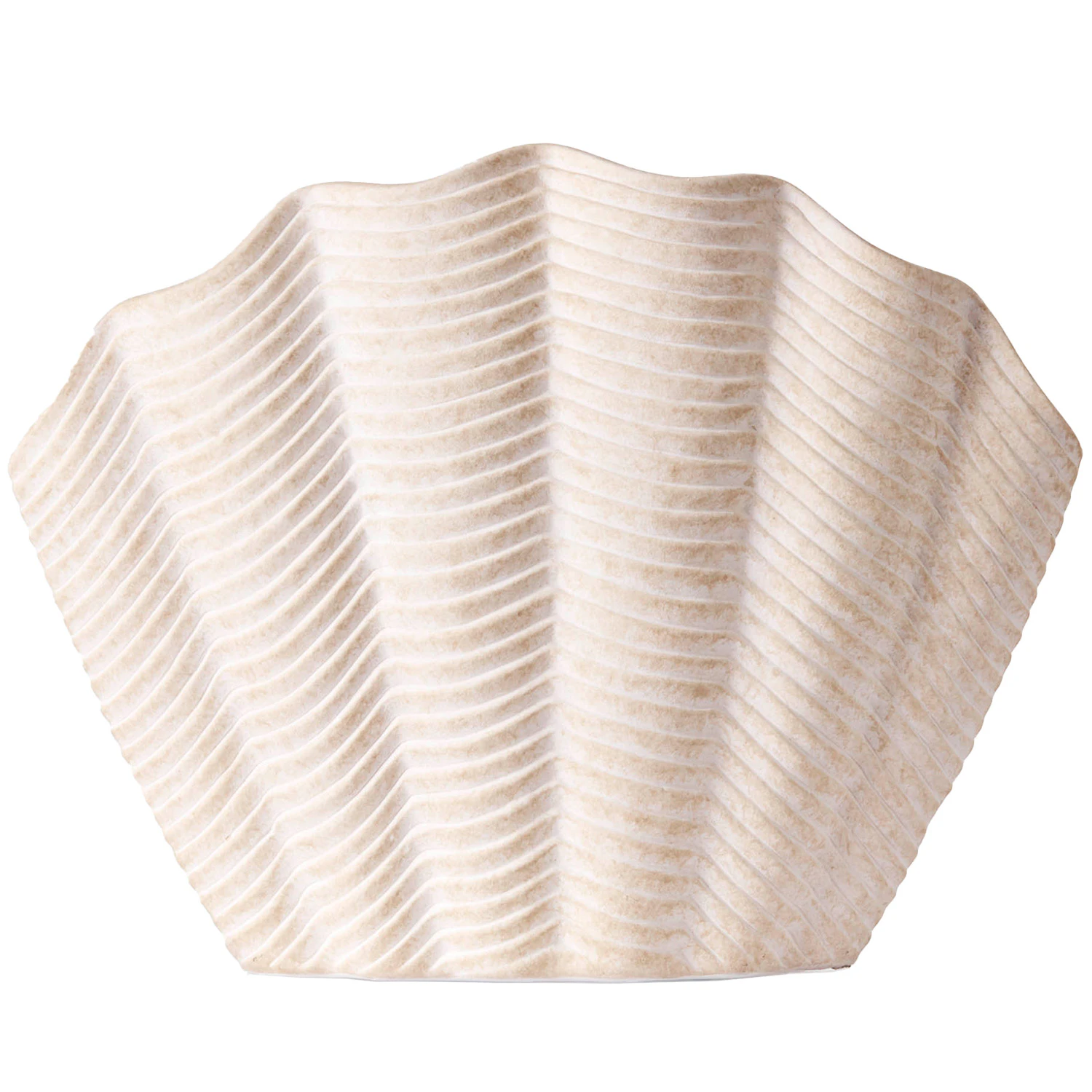 Dusty Deco Concha Vase Stor 26 Cm - Vaser Keramik Hvid - DD40000043