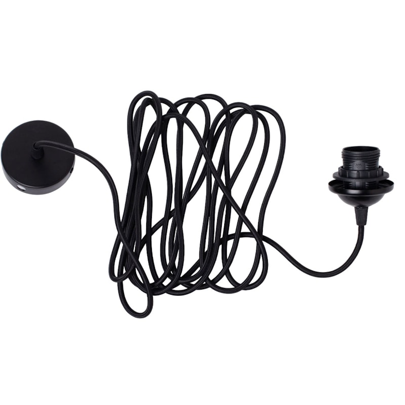 Edgeform Ledningsholder Til Pendel Med Baldakin 500 cm, Sort