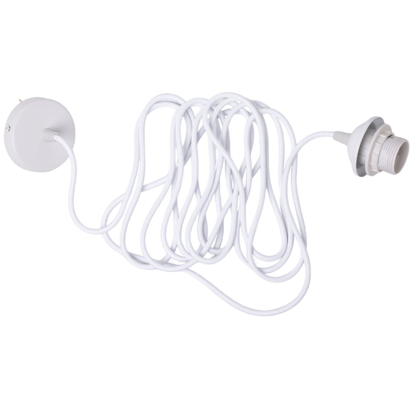 Edgeform Ledningsholder Til Pendel Med Baldakin 500 cm, Hvid