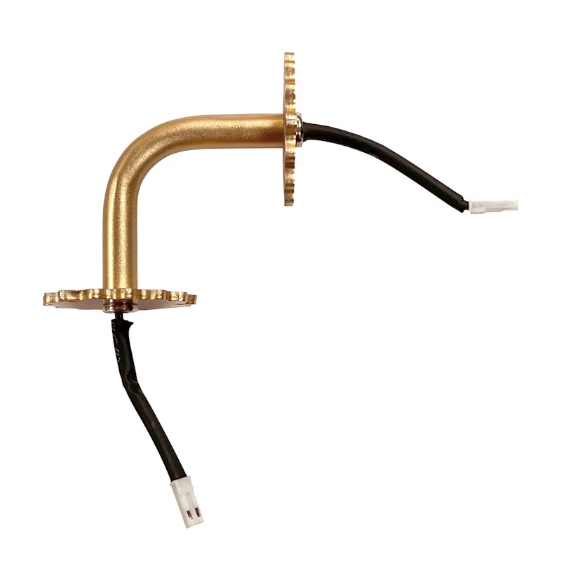 Rate Reservedel 90-Degrees Connection Kit, Messing