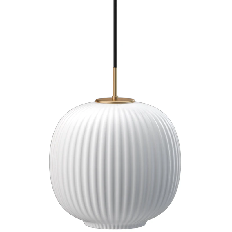 Vibra Pendel 26 cm, Opalhvid