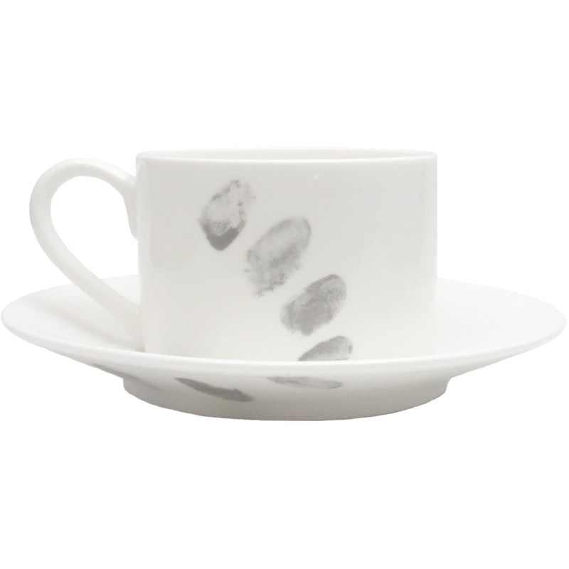 Fingerprint Kop Med Fad L, Dark Grey