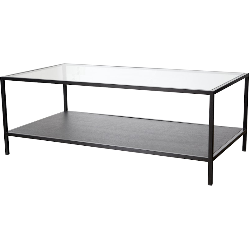 2000 Coffee Table Metal 124x64x48, Black