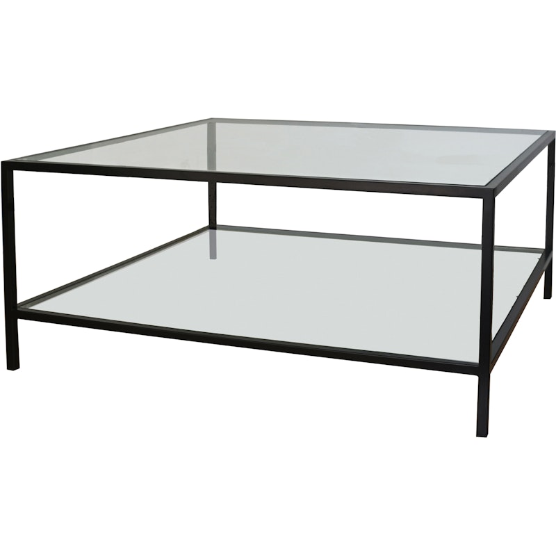 2000 Coffee Table Metal 104x104x48, Black