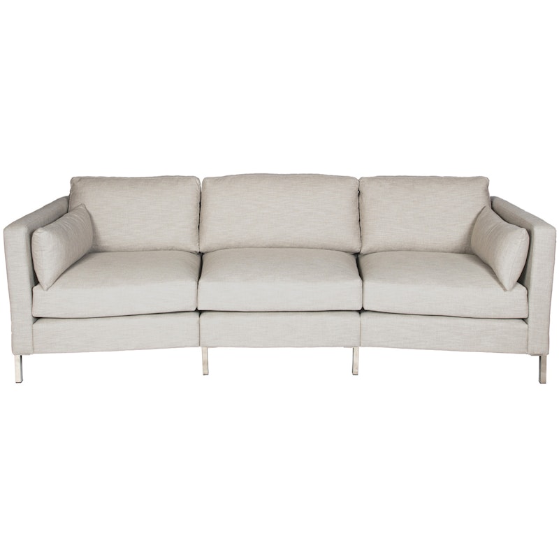 Wave Sofa 3-Pers Curved Pk1, Nolita Flint 11