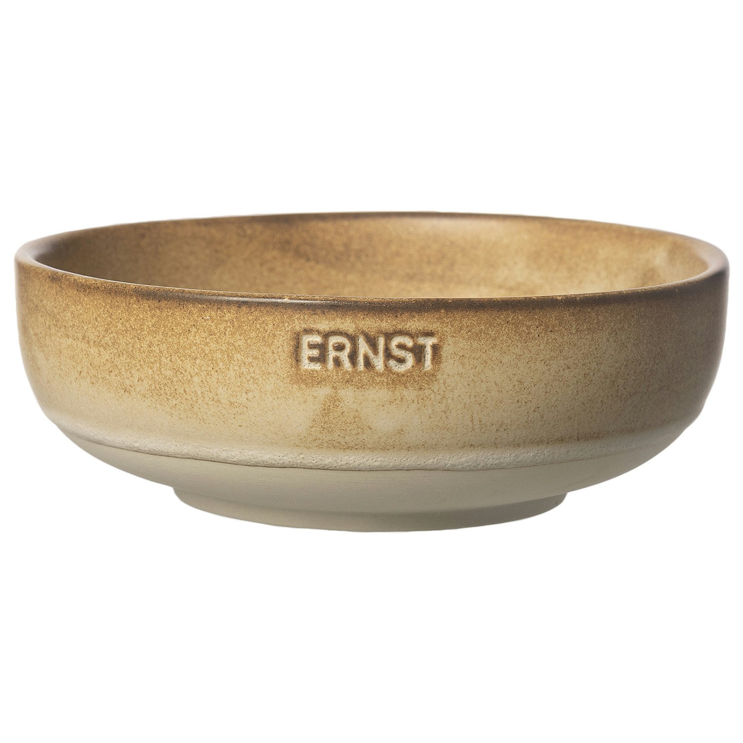 Ernst Sk&aring;l &Oslash;14 Cm /natur - Serveringssk&aring;le Stent&oslash;j Brun - 246790