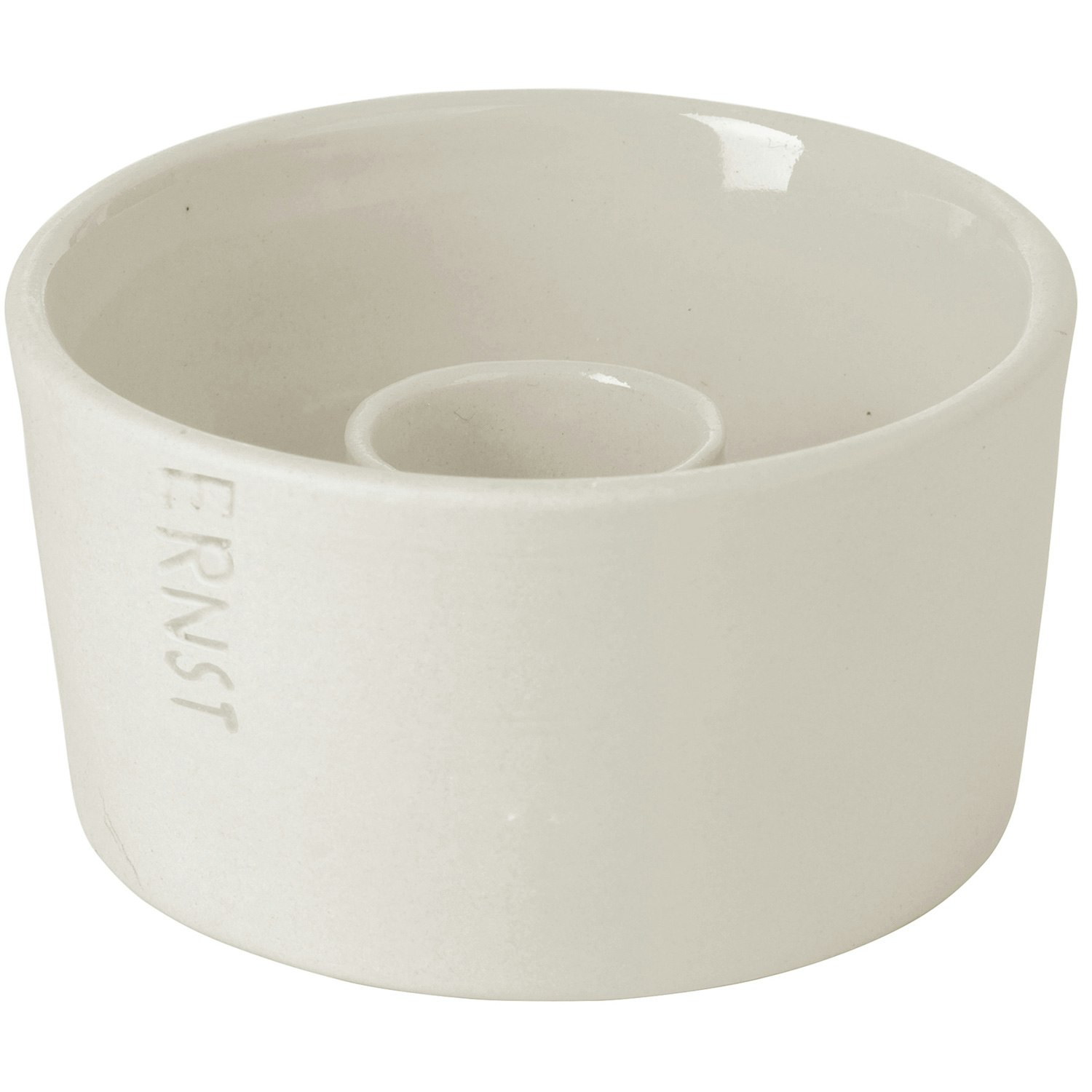 Ernst Fyrfadsstage Til Kronelys &Oslash;9 - Fyrfadsstager Stent&oslash;j Hvid - 270153