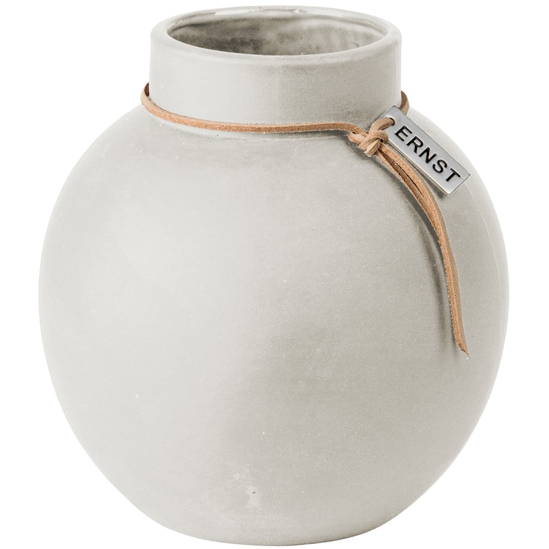 Ernst Stentøj Vase Ø10cm H10cm, Hvid