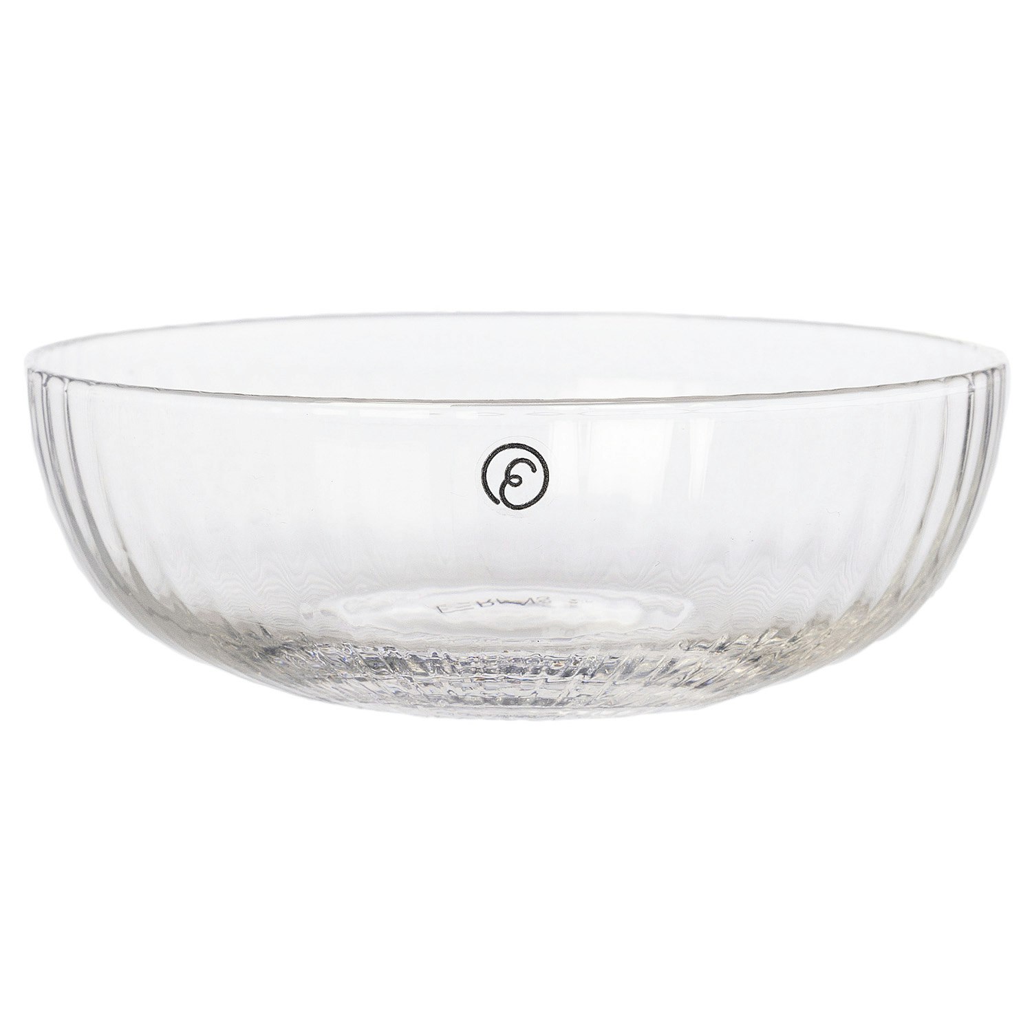 Ernst Riflet &Oslash;13 Cm - Serveringssk&aring;le Glas Klar - 245030