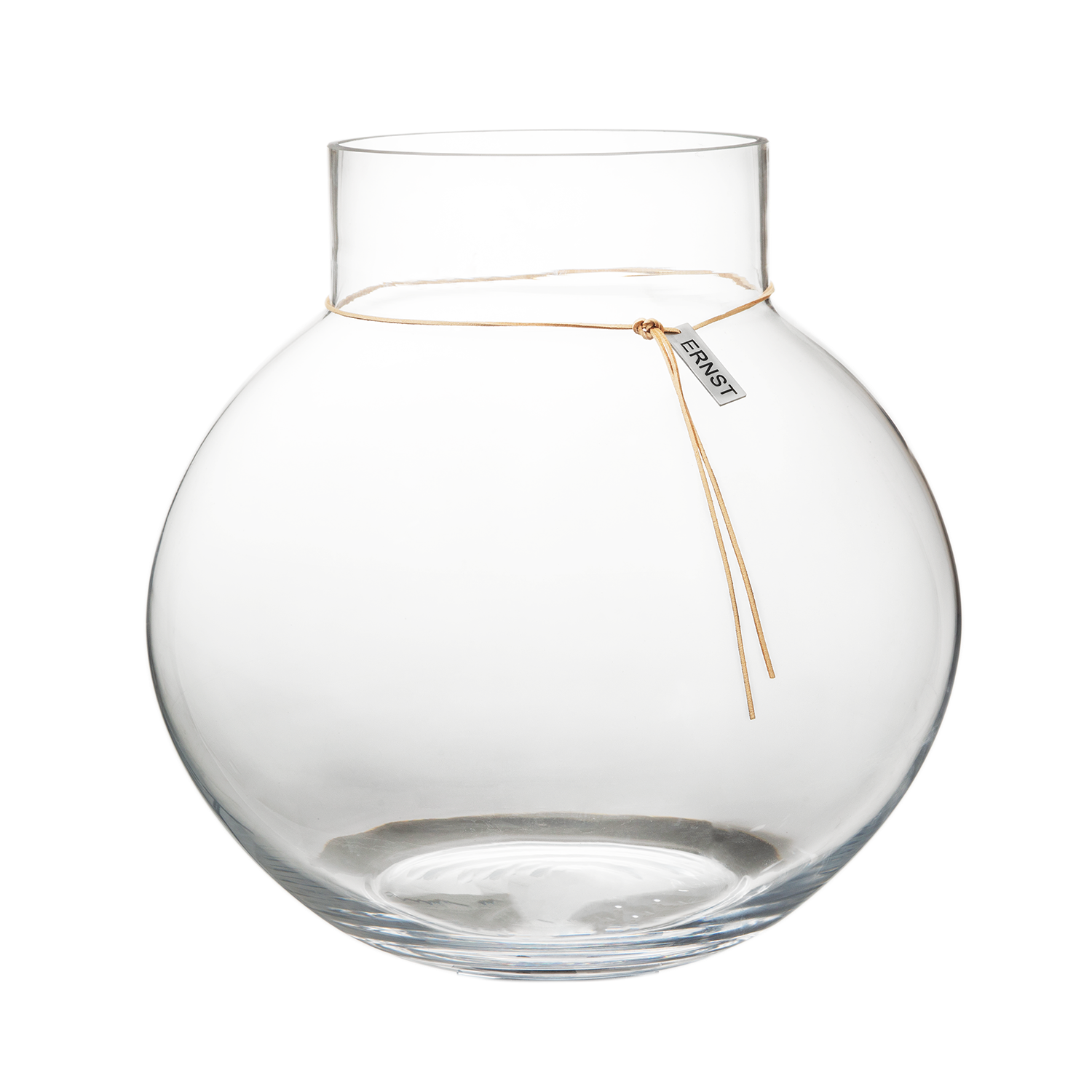 Ernst Glasvase/fyrfadsstage &Oslash;29 Cm - Vaser L&aelig;der Klar - 364453