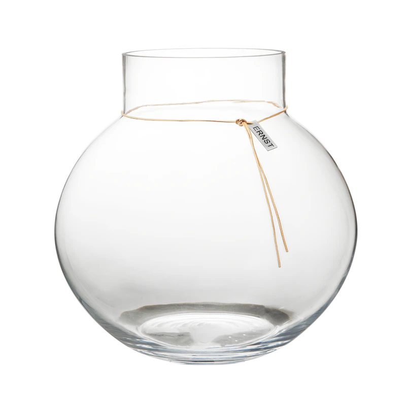 Glasvase/Fyrfadsstage Ø29 cm