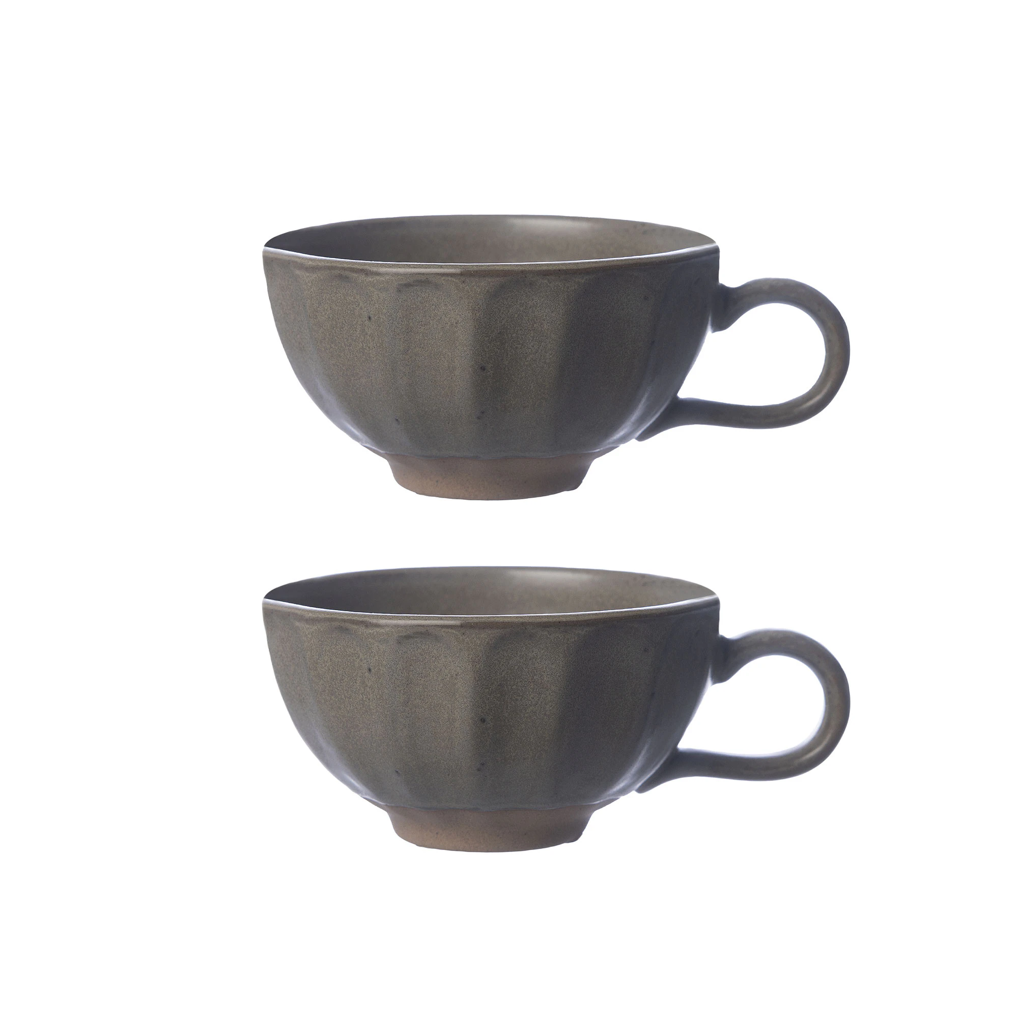 Ernst Kaffekop 2-pak - Kaffekopper Stent&oslash;j Gr&aring; - 447061