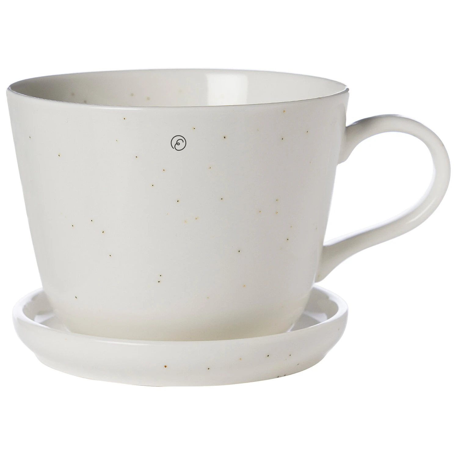 Ernst Kaffekop Med Underkop - Kaffekopper Porcel&aelig;n Vanilje - 246056