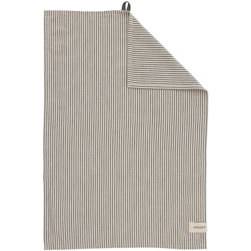 Viskestykke Striber 47x70 cm, Grønt / Beige