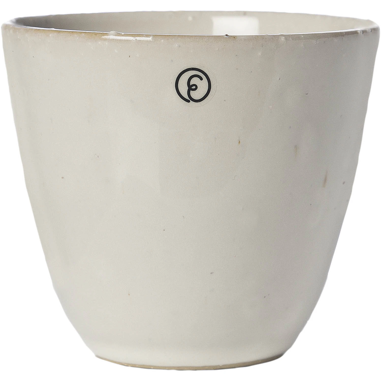 Ernst Krus Uden &Oslash;re 8 Cm - Kaffekopper Stent&oslash;j Natural White - 246775