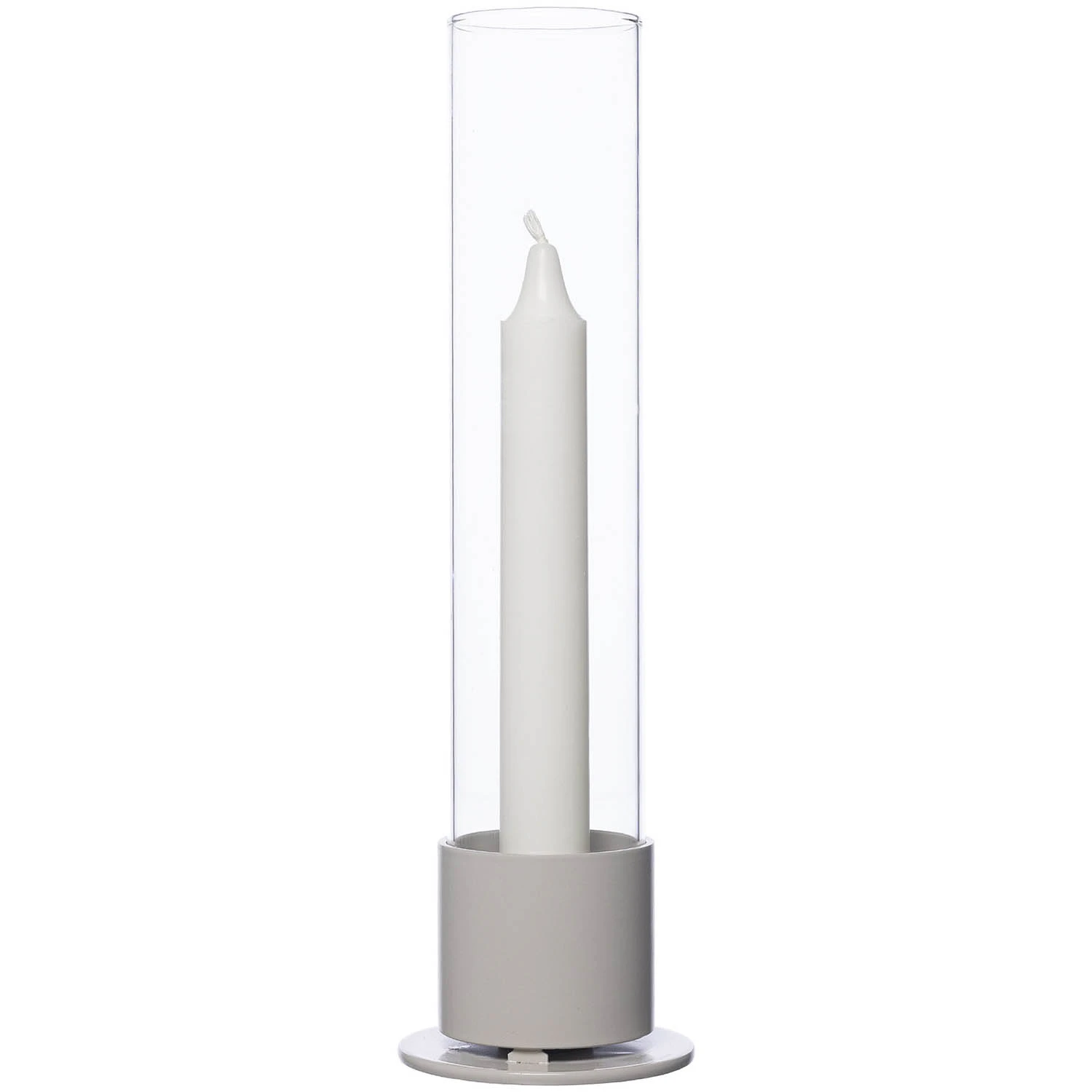 Ernst Lanterne 16,5 Cm Natural White - Lysestager Glas Off-White - 151211