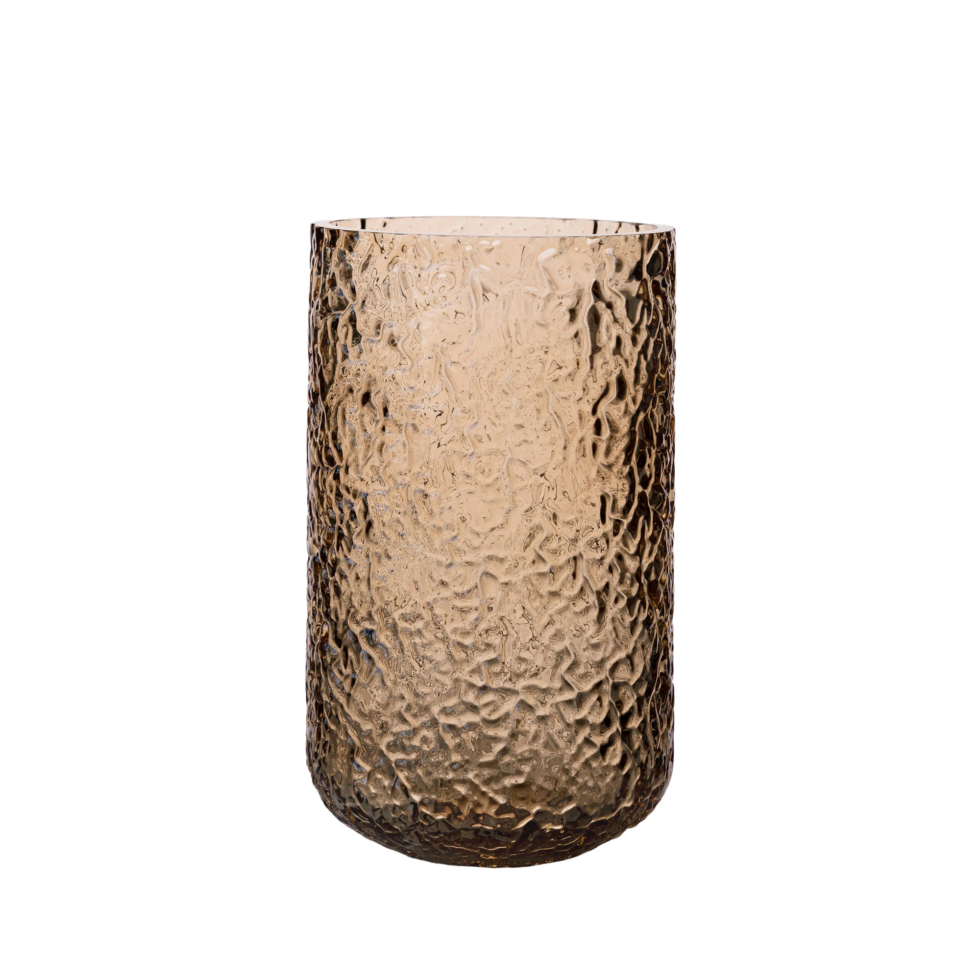 Ernst Lanterne 15 Cm - Fyrfadsstager Glas Rav - 371562