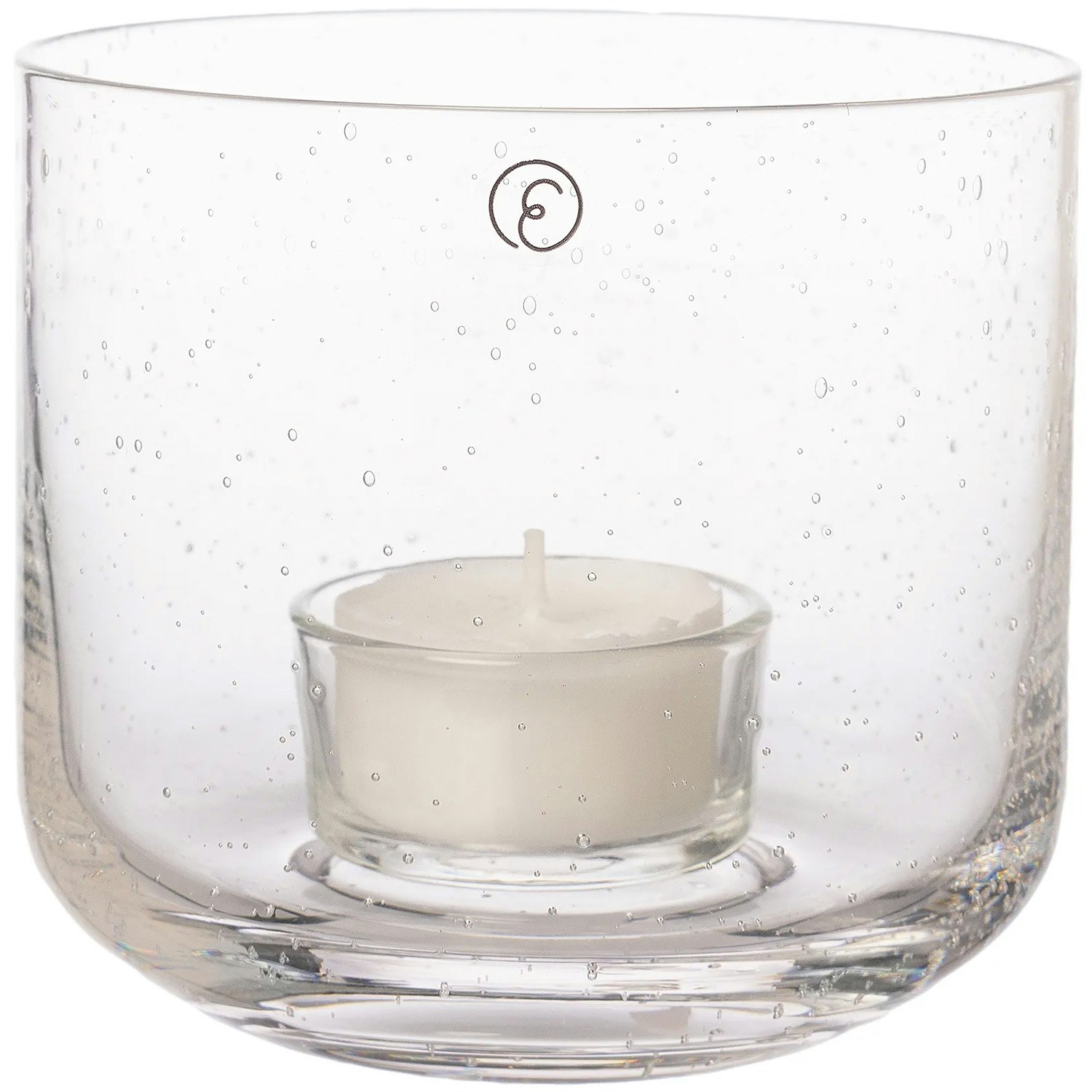 Ernst Lysestage 9 Cm - Lysestager Glas Klar - 371537