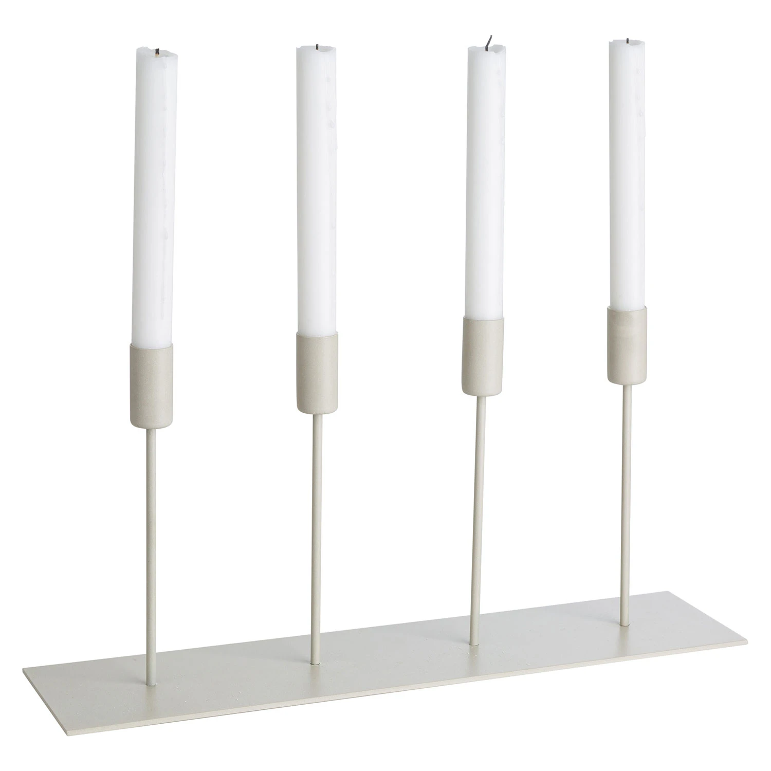 Ernst Lysestage 42 Cm - Lysestager Metal Beige - 152507