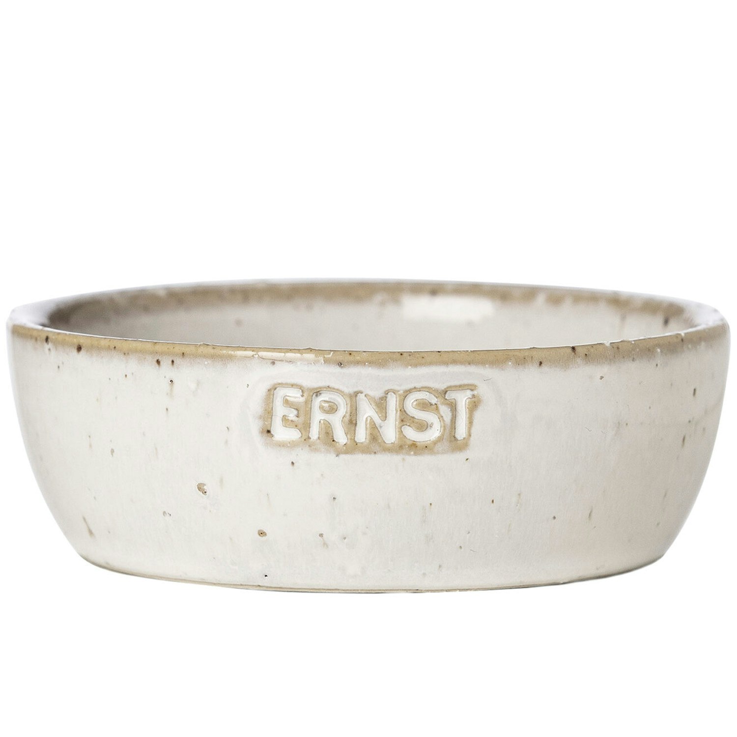 Ernst Serveringssk&aring;l &Oslash;9 Cm Natural White - Serveringssk&aring;le Stent&oslash;j Off-White - 246017