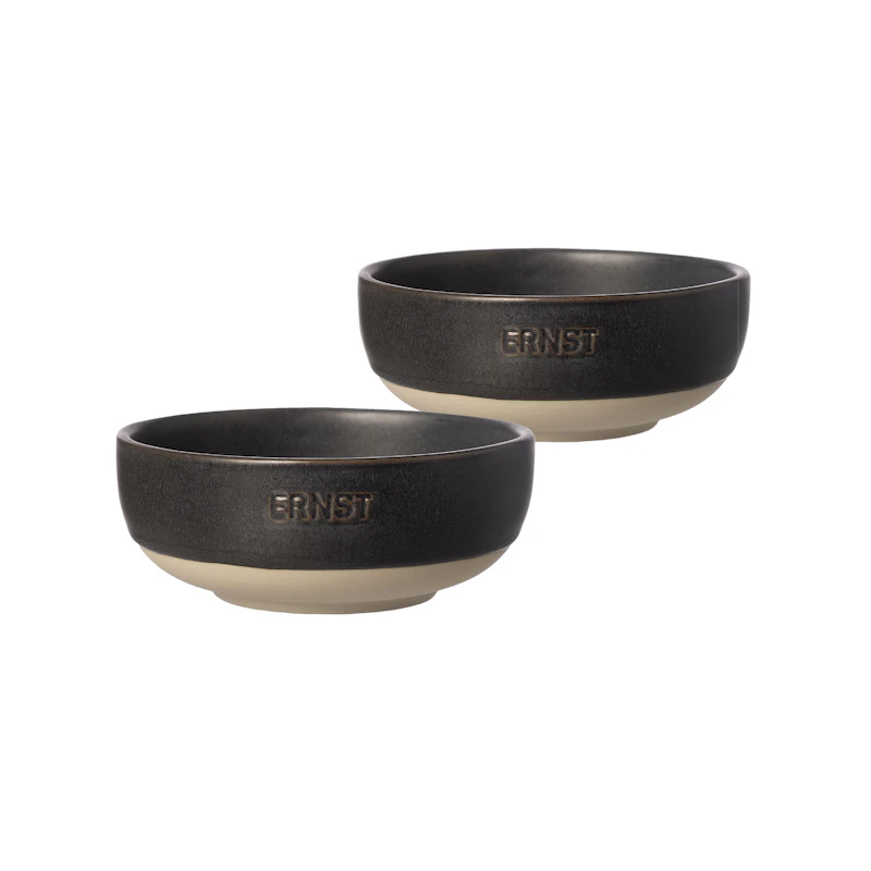 Skål 2-pak ⌀ 11 cm, Natur / Matsort