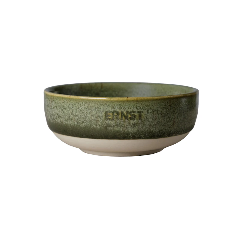 Skål 11 cm, Grøn / Hvid