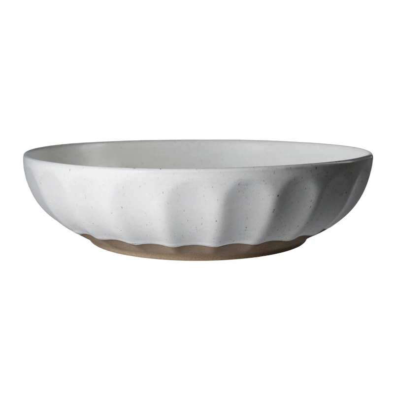Skål 24 cm, Hvid / Natur