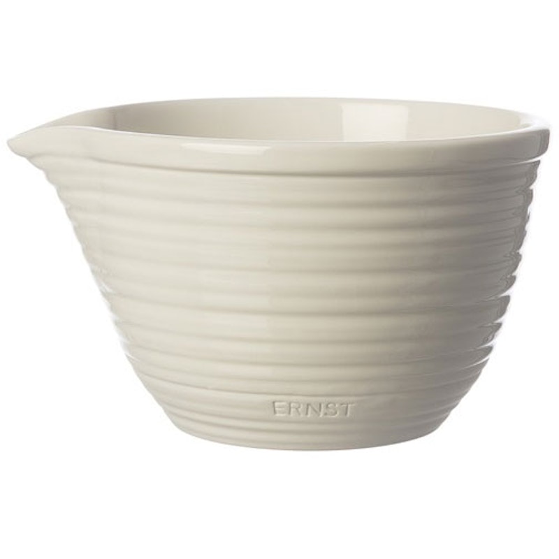 Spilkum Stentøj Ø20cm H11cm, Hvidglaseret
