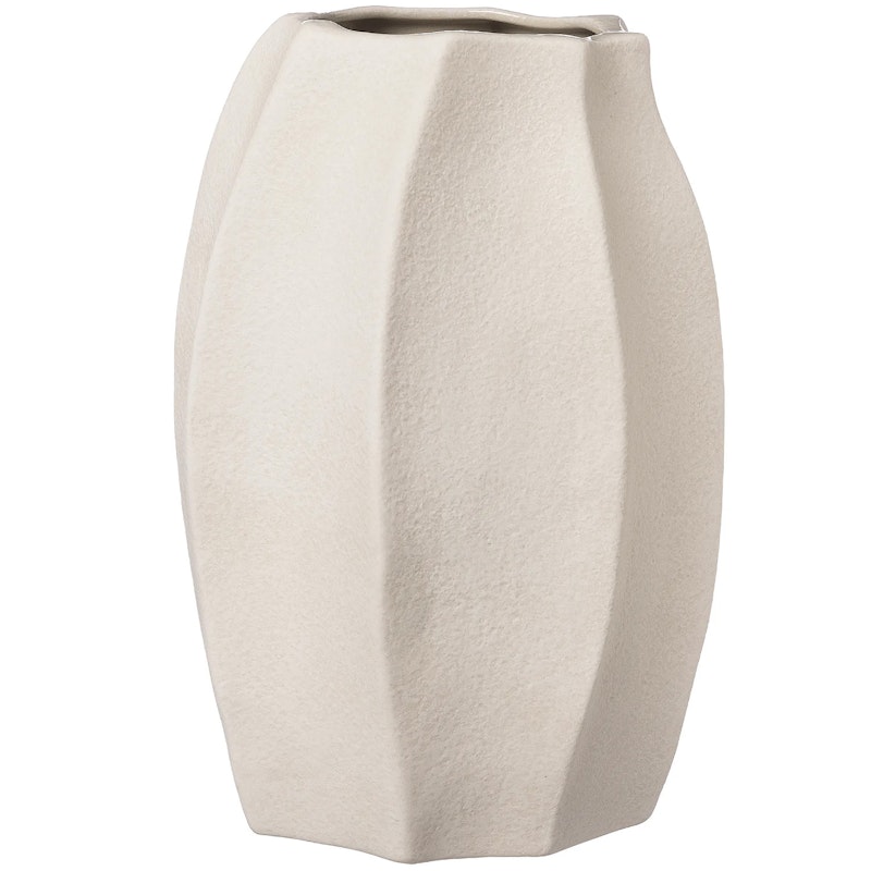 Vase 23 cm, Natural White