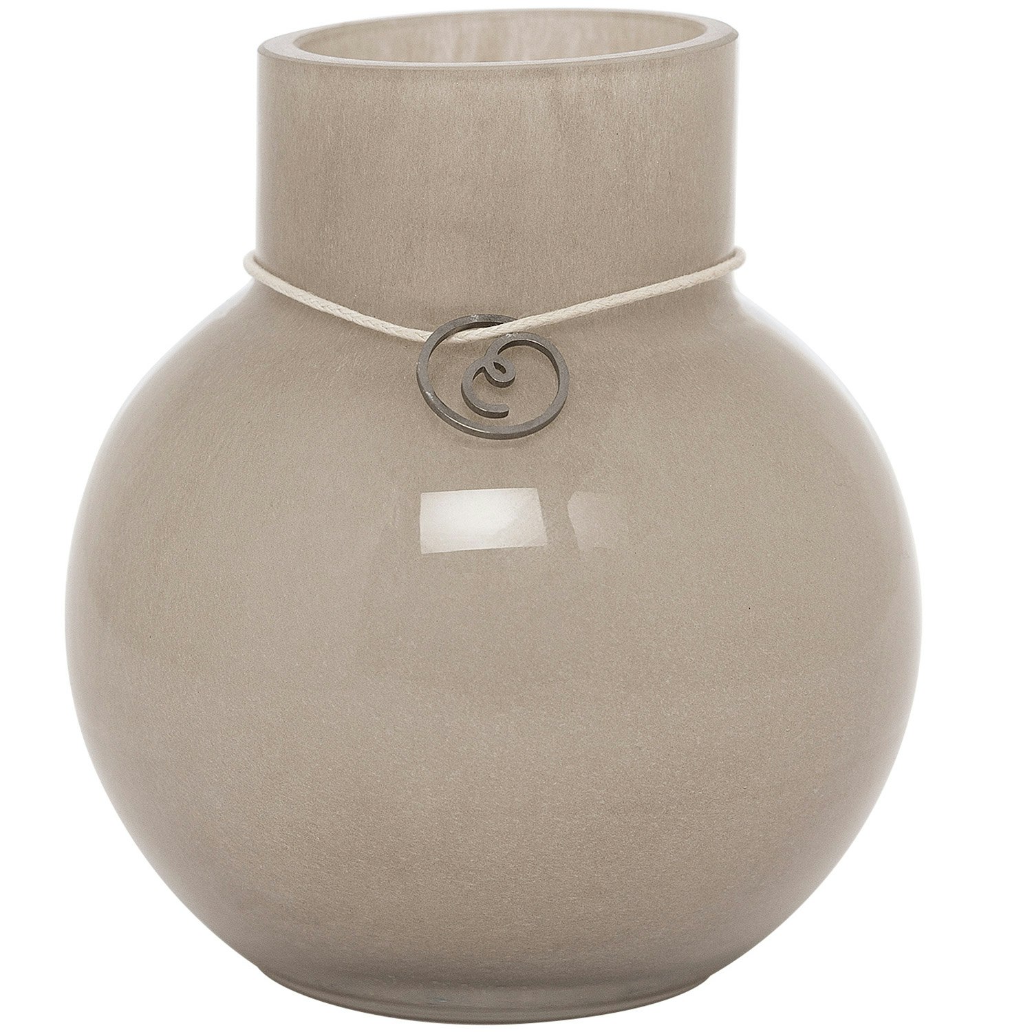 Ernst Vase 10 Cm - Vaser Glas Beige - 364344