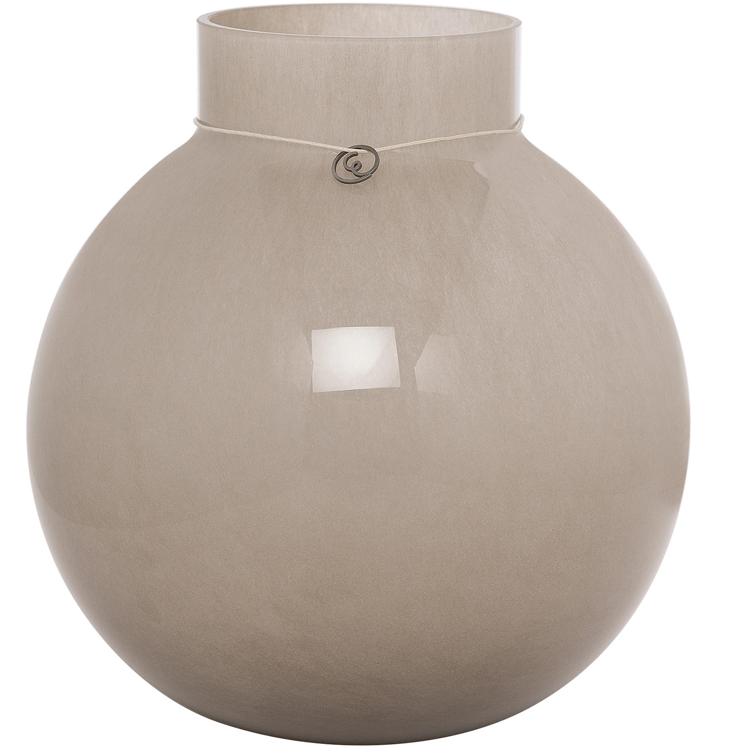 Ernst Vase 22 Cm - Vaser Glas Beige - 364346