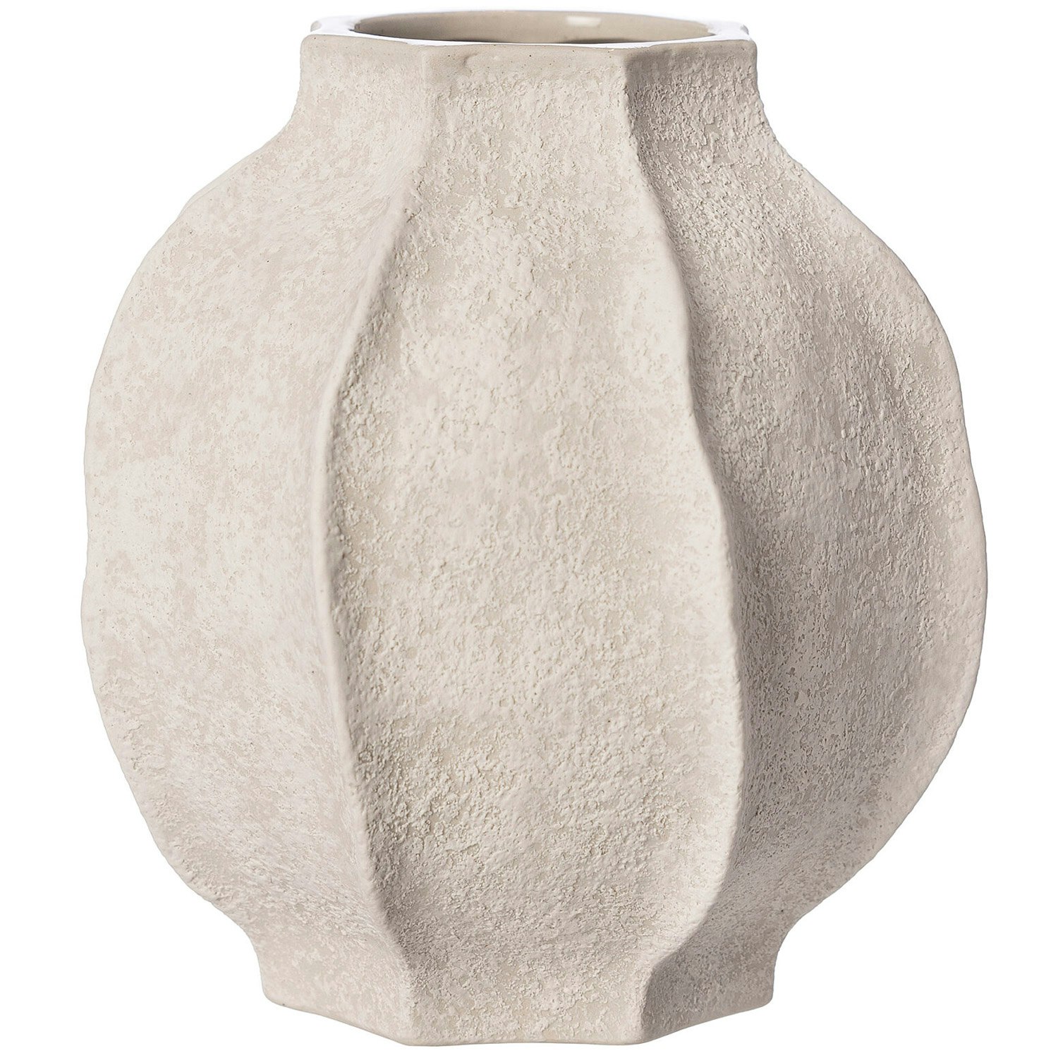 Ernst Vase 18 Cm Natural White - Vaser Stent&oslash;j Off-White - 270752