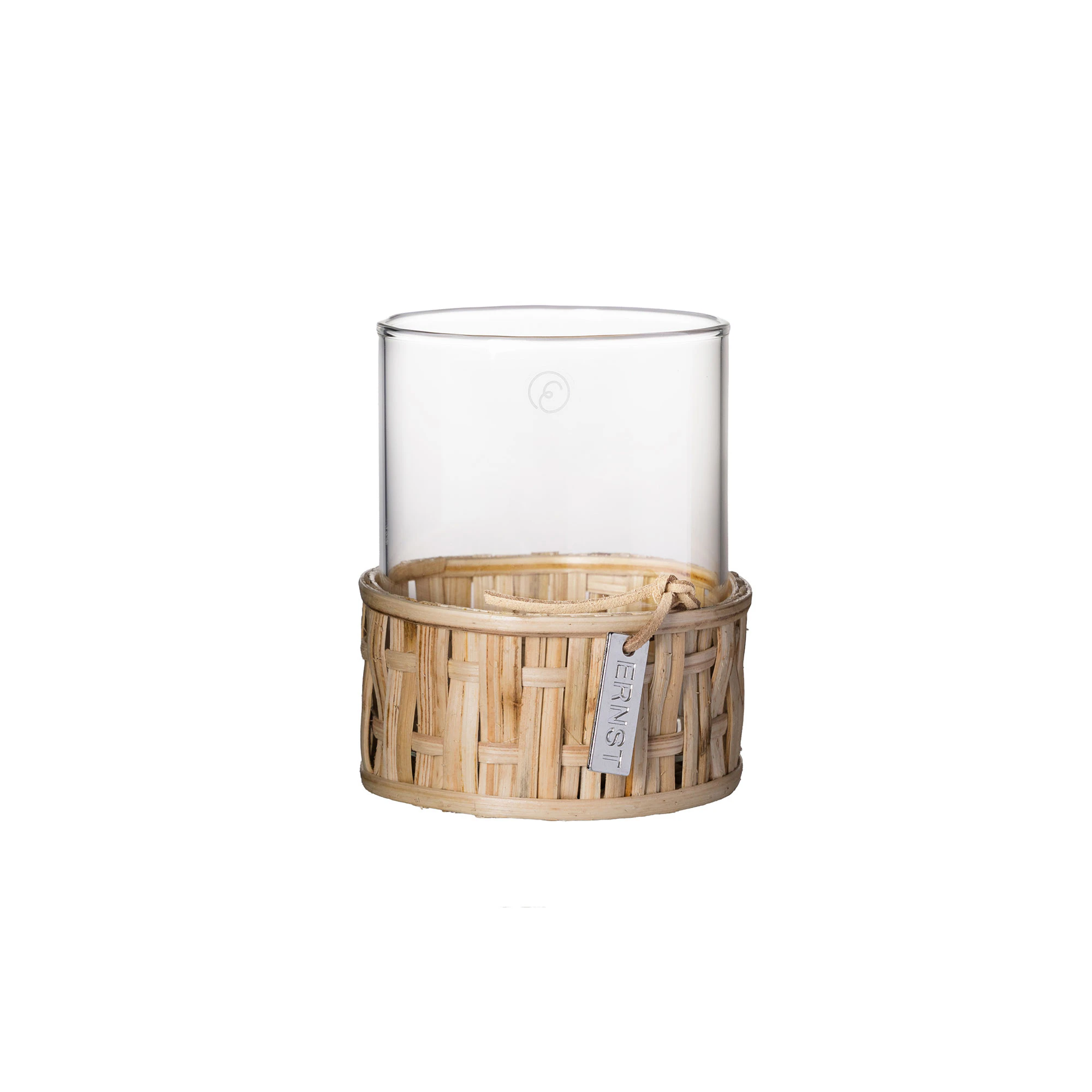 Ernst Vase 8,5 Cm Natur - Fyrfadsstager Glas Nature - 364336