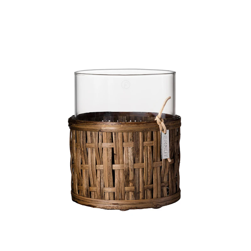 Vase 12 cm, Mørkebrun