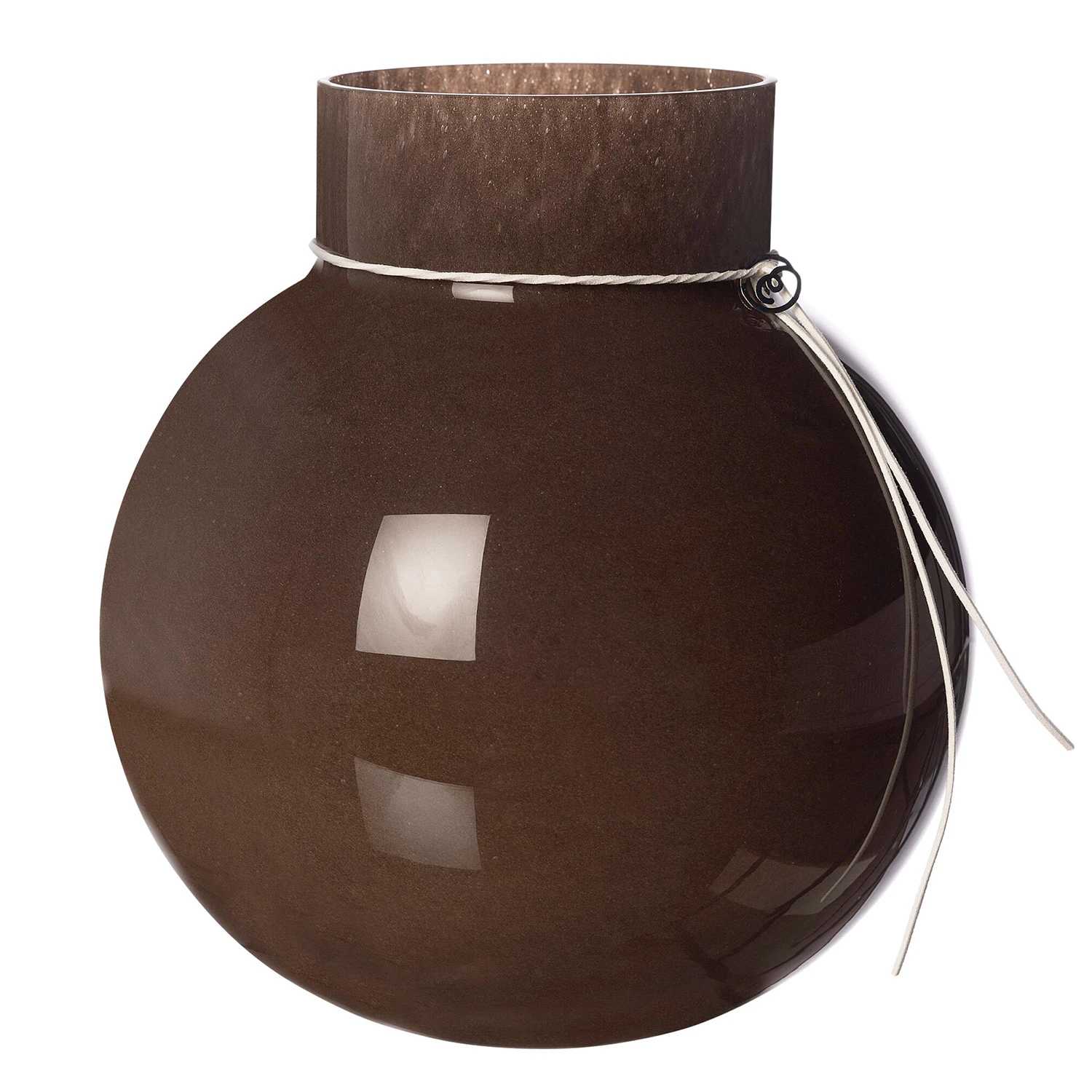 Ernst Vase &Oslash;21 Cm - Vaser Glas Brun - 364354