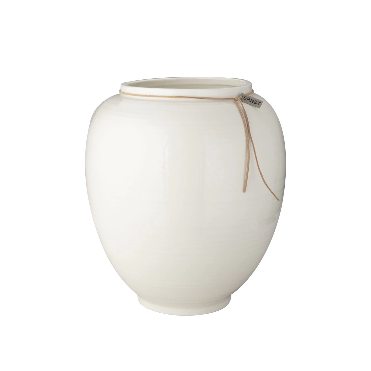 Ernst Vase d 28 Cm - Vaser Stent&oslash;j White Glaze - 270721