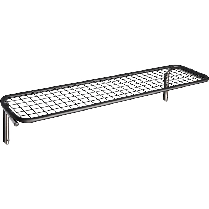 Classic 651 Skohylde Enkel Sort / Krom, 80 cm