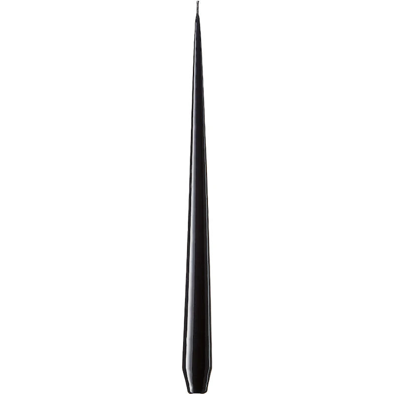 Antiklys Lakeret 32 cm 12-pak, Raw Black