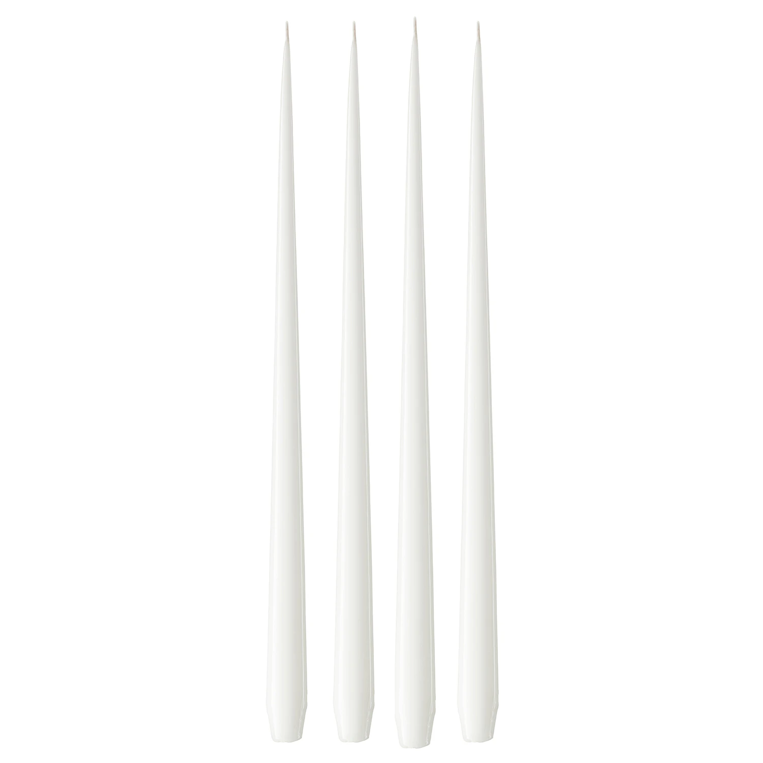 Ester & Erik Antiklys Lakeret 42 Cm 4-pak - Lys Paraffinvoks Silky - 0404-10-0