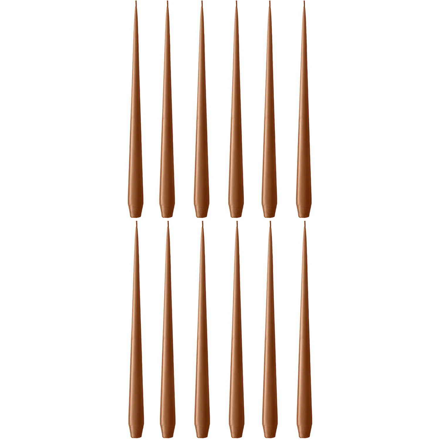 Ester & Erik Antiklys Mat 32 Cm 12-pak - Lys Paraffinvoks Raw toffee - 0312-23