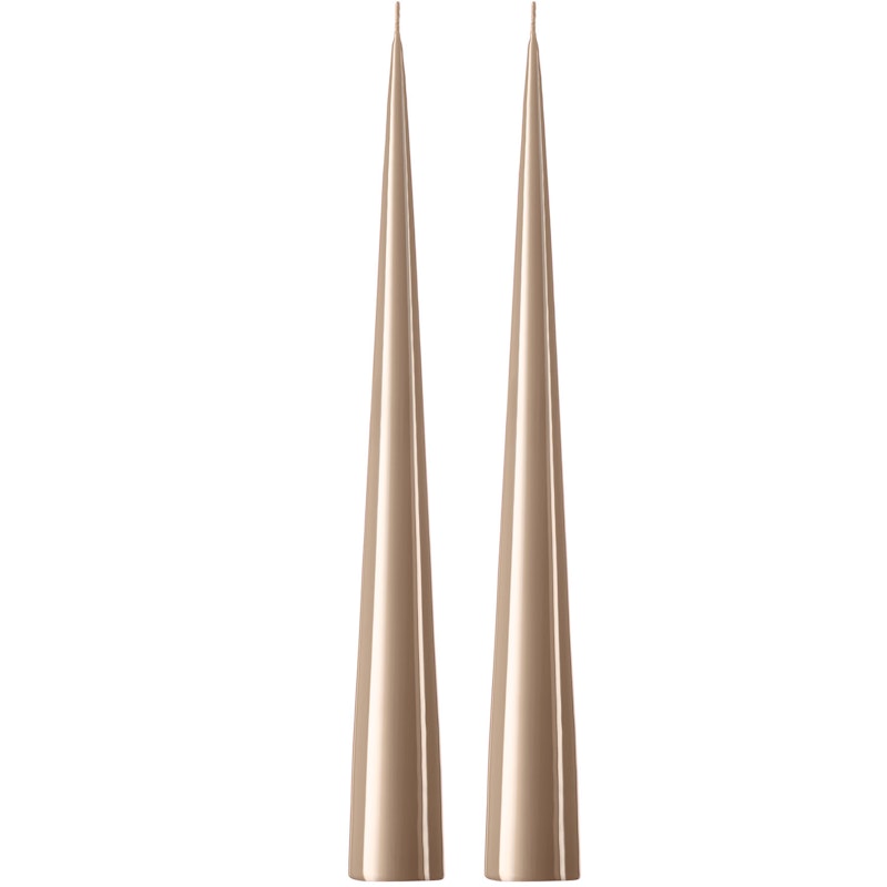 Stearinlys 37 cm 2-pak, Nougat Note
